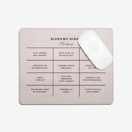 Podk�adka pod mysz do biura BINGO prezent dla kole�anki z pracy