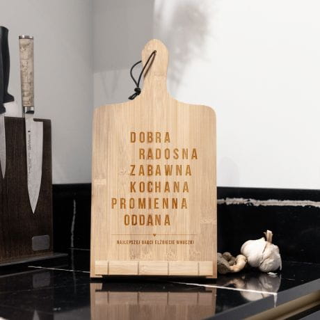 Podstawka pod ksik kucharsk BABCIA prezent dla babci na urodziny