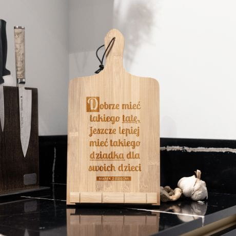 Podstawka pod ksik TATA DOBRY DZIADEK prezent dla taty