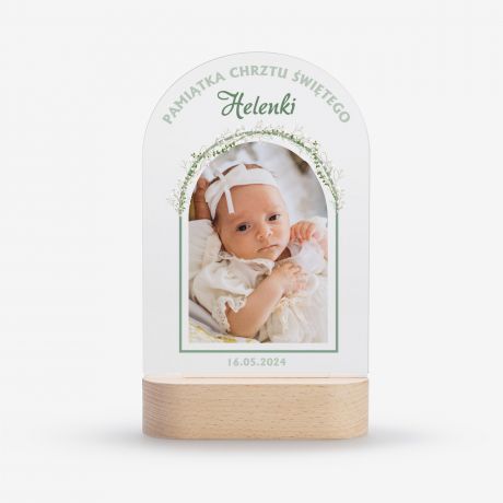 Statuetka podwietlana PAMITKA NA CHRZEST WITY