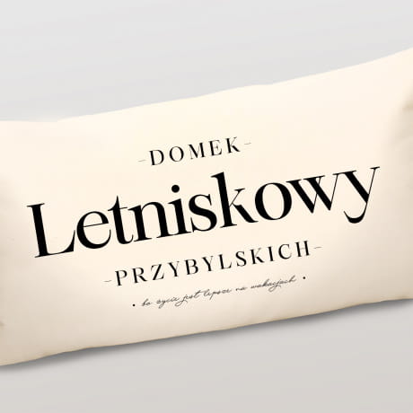 Poduszka DOMEK LETNISKOWY