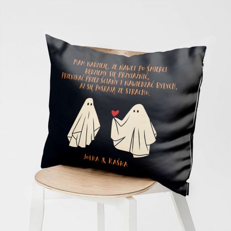 mieszna poduszka HALLOWEEN prezent dla przyjaciki poduszka dla przyjaciki mieszny prezent dla przyjaciki