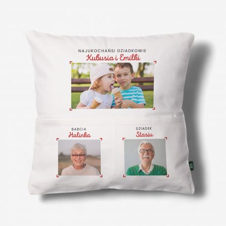 Poduszka NA DZIE BABCI I DZIADKA