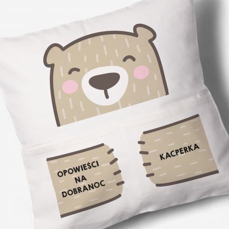Poduszka personalizowana dla dziecka OPOWIECI NA DOBRANOC