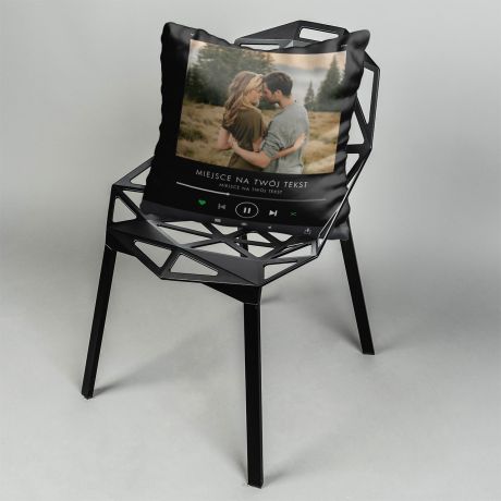 Poduszka personalizowana NASZA PIOSENKA prezent na walentynki dla ukochanej prezent na walentynki dla niej