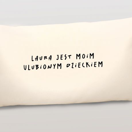 Poduszka na prezent dla mamy od dziecka ULUBIONE DZIECKO