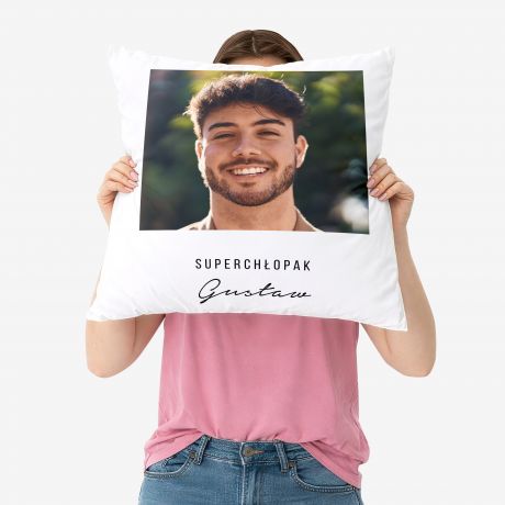 Poduszka SUPERCH�OPAK prezent dla ch�opaka poduszka dla ch�opaka poduszka na Dzie� Ch�opaka