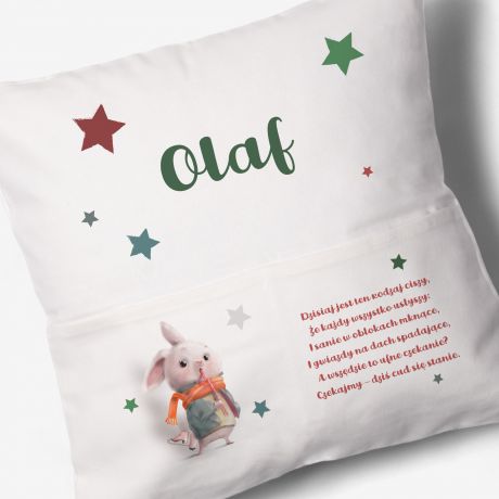 Poduszka witeczna PREZENT NA WITA DLA CHOPCA