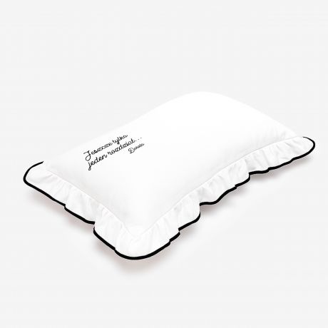 Poduszka z haftem dla mola ksi��kowego JESZCZE JEDEN ROZDZIA�