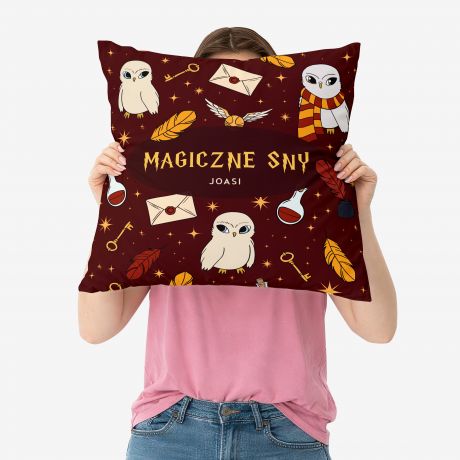 Poduszka z imieniem dziecka MAGICZNE SNY personalizowana poduszka poduszka dla dziecka prezent dla dziecka