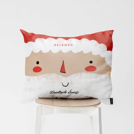 Personalizowana PODUSZKA Z MIKOAJEM prezent dla dziecka