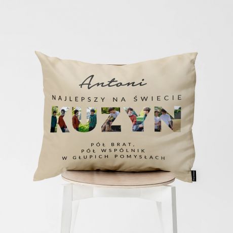 Du�a poduszka ze zdj�ciami POMYS� NA PREZENT DLA KUZYNA