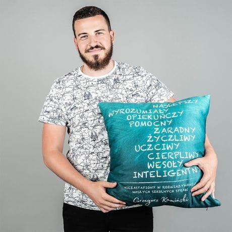 Poduszka DLA NAUCZYCIELA prezent dla wychowawcy