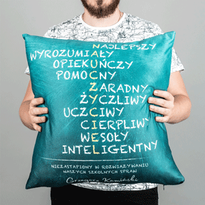 Poduszka DLA NAUCZYCIELA prezent dla wychowawcy