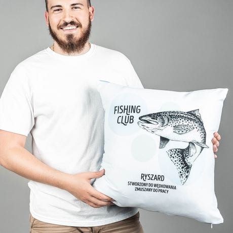 Poduszka FISHING CLUB prezent dla wdkarza