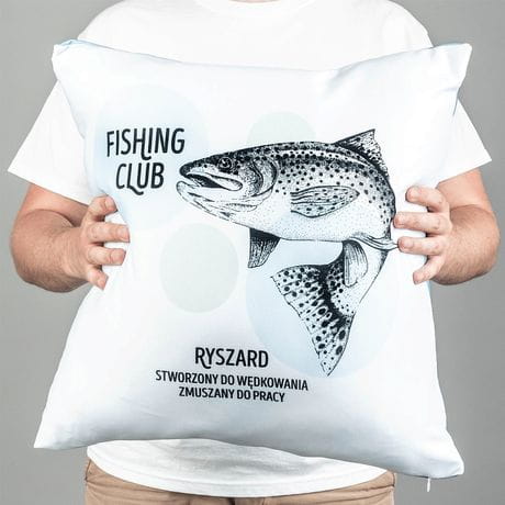 Poduszka FISHING CLUB prezent dla wdkarza