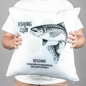 Poduszka FISHING CLUB prezent dla wdkarza