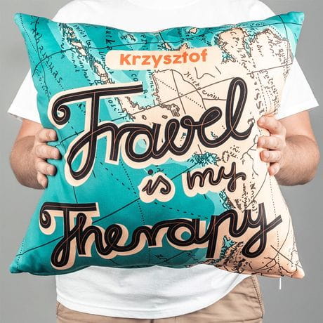 Poduszka TRAVEL THERAPY prezent dla podrnika
