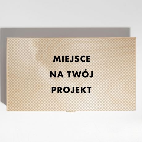 Personalizowana skrzynka na dwa wina TWJ PROJEKT