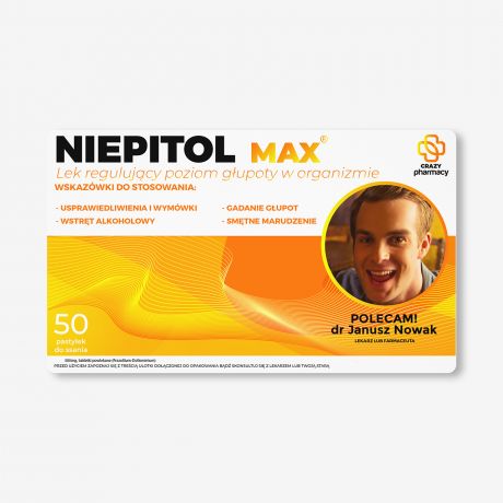 Pojemnik na cukierki z personalizowan� etykiet� NIE MARUD� prezent dla marudy �mieszny prezent