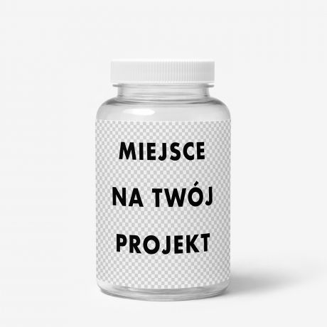 Pojemnik na cukierki z personalizowan� etykiet� TW�J PROJEKT prezent na urodziny personalizowany prezent