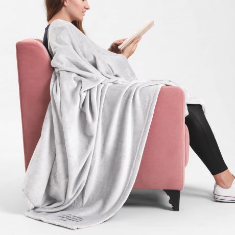 Polarowy koc dla zmarzlucha TARCZA ciep�y koc koc na prezent koc polarowy