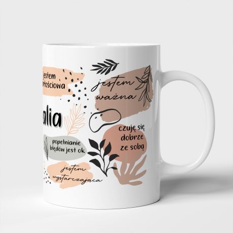 Pozytywny kubek personalizowany SELF LOVE