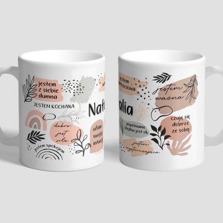 Pozytywny kubek personalizowany SELF LOVE