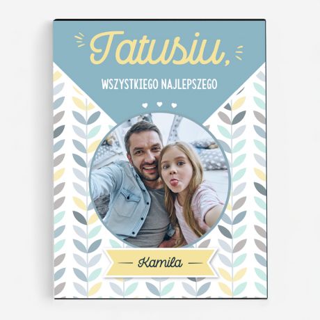 Pralinki personalizowane FOTKA prezent na Dzie Ojca od dziecka