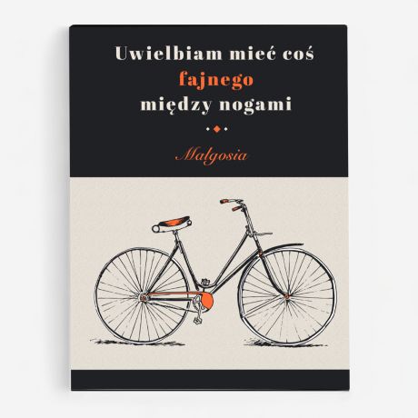 Praliny personalizowane ROWER prezent dla rowerzystki