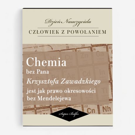Praliny z belgijskiej czekolady PREZENT DLA NAUCZYCIELA CHEMII
