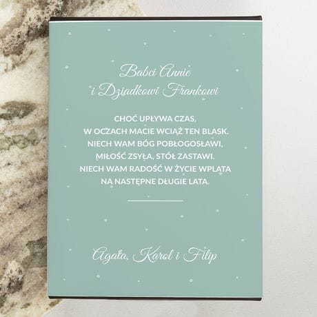 Personalizowane czekoladki ROCZNICA prezent na rocznic lubu dla dziadkw