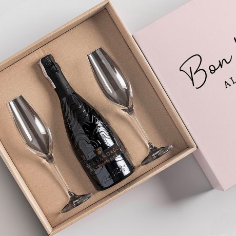 Box prezentowy z alkoholem PODZIKOWANIE Z OKAZJI PRZEJCIA NA EMERYTUR