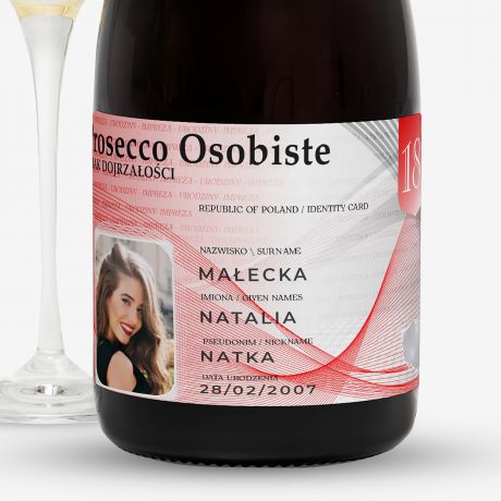 Prosecco ORYGINALNY PREZENT NA 18 URODZINY