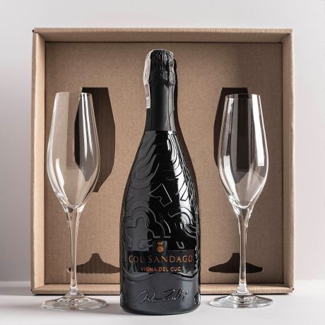 Prosecco z kieliszkami PREZENT DLA KUZYNKI