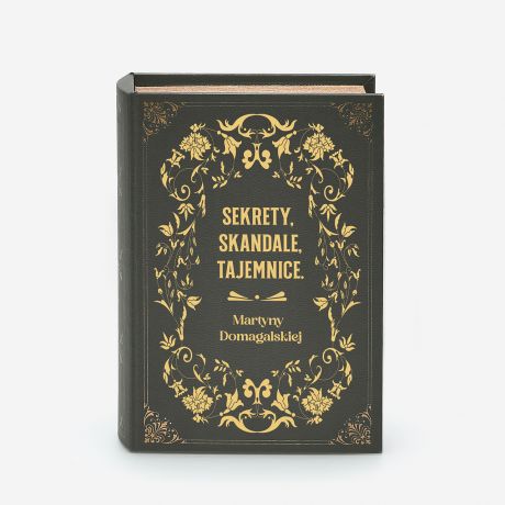 Personalizowane pudeko ksika SEKRETY elegancki prezent do domu