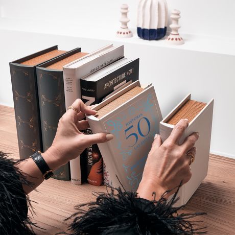 Pudeko ksika TABLE BOOK prezent na 50 dla kobiety prezent na 50 urodziny dla kobiety