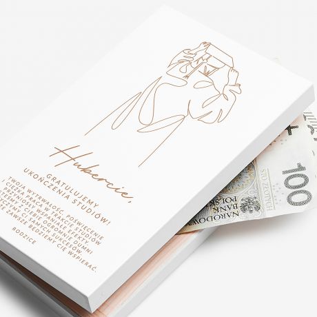 Pude�ko na pieni�dze PREZENT NA ABSOLUTORIUM prezent na zako�czenie studi�w gratulacje z okazji uko�czenia studi�w