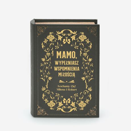 Personalizowane pudeko na zdjcia PREZENT NA DZIE MAMY pudeko z nadrukiem prezent dla mamy