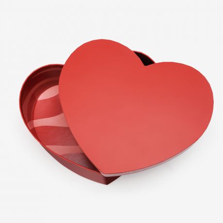 Pudeko w ksztacie serca - opakowanie na prezent