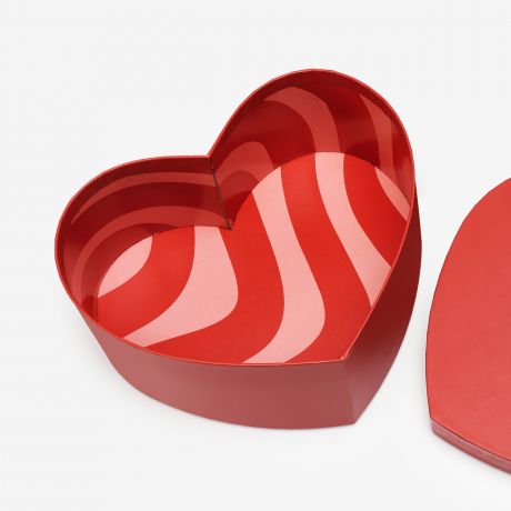 Pudeko w ksztacie serca - opakowanie na prezent