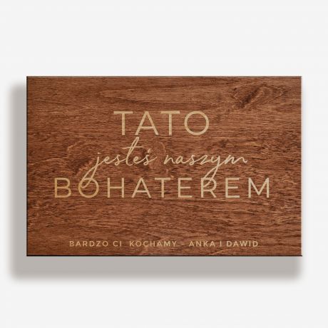 Pude�ko wspomnie� SENTYMENTALNY PREZENT DLA TATY od dzieci