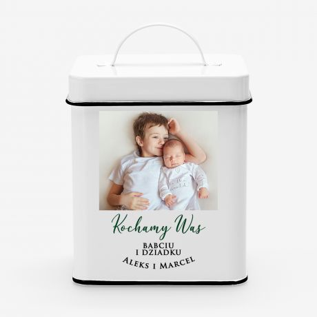 Puszka z kaw� PREZENT NA DZIE� BABCI I DZIADKA