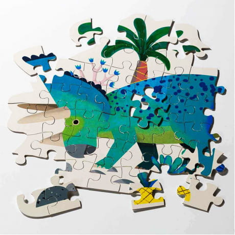 Puzzle DINOZAUR prezent dla chopca 62 elementy