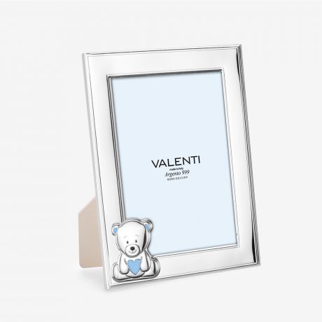 Posrebrzana ramka na zdj�cia TW�J TEKST prezent na narodziny ch�opca