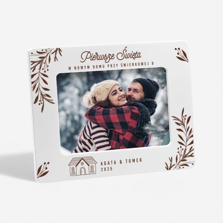 Ramka witeczna PIERWSZE WITA W NOWYM DOMU