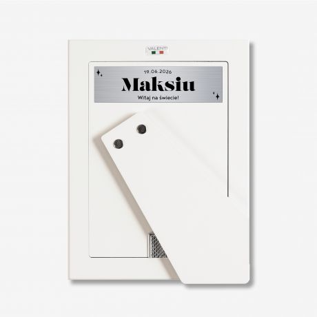 Srebrna ramka na zdj�cia PREZENT NA NARODZINY DZIECKA prezent dla dziecka