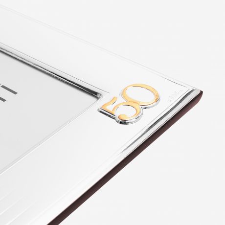 Ramka na zdj�cie �lubne posrebrzana ELEGANCKI PREZENT �LUBNY