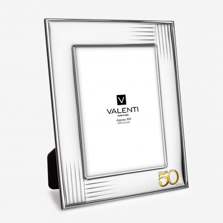 Posrebrzana ramka na zdj�cia TW�J TEKST prezent na 50 rocznic� �lubu prezent na rocznic� �lubu
