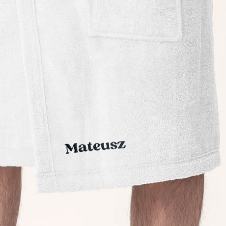 R�cznik do sauny m�ski Z IMIENIEM
